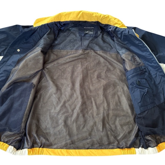 Vintage Baypointe Full Zip Nylon Jacket Hilton Head Island Packable Hood Size LG - Picture 4 of 6